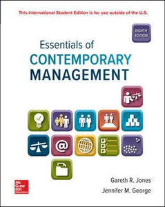Essentials of Contemporary Management [Paperback] 8E by Jones - Smiling Bookstore :-)