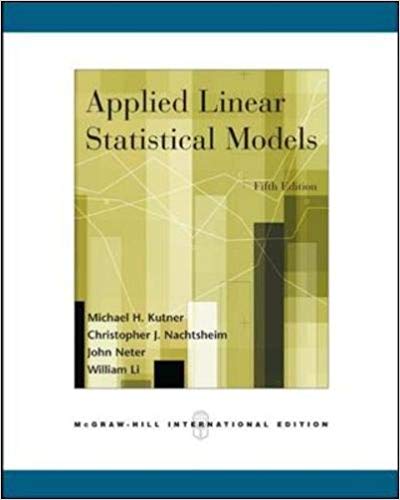 Applied Linear Statistical Models with CD-ROM [Paperback] 5e by Kutner, Michael - Smiling Bookstore :-)