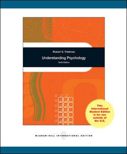 Understanding Psychology [Paperback] 10e by Robert Feldman