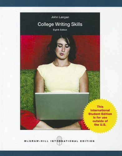 College Writing Skills [Paperback] 8e by John Langan