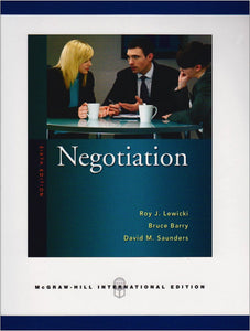 Negotiation [Paperback] 6e by Roy Lewicki