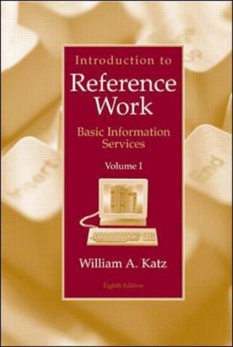 Introduction to Reference Work, Volume 1 [Hardcover] 8e by Katz - Smiling Bookstore