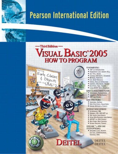 Visual Basic 2005 How to Program: International Edition [Paperback] 3e by Deitel