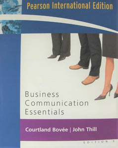 Business Communication Essentials [Paperback] 3e by Bovee & Thill