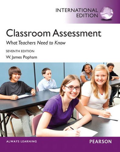 Classroom Assessment: What Teachers Need to Know 7e by Popham - Smiling Bookstore :-)