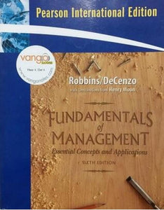 Fundamentals of Management, (IE) [Paperback] 6e by Robbins
