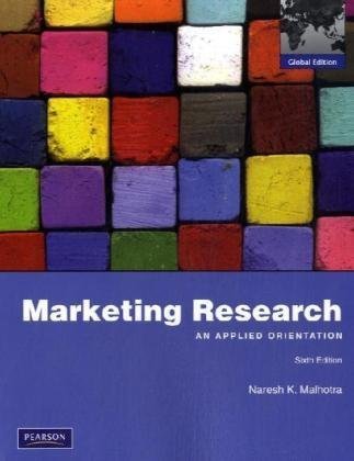 Marketing Research: An Applied Orientation, Global Edition [Paperback] 6e by Malhotra - Smiling Bookstore