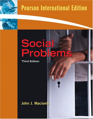 Social Problems: International Edition [Paperback] 3e by Macionis