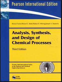 Analysis, Synthesis, and Design of Chemical Processes with CD-ROM [Papeback] 3e by Richard Turton - Smiling Bookstore