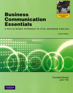 Business Communication Essentials [Paperback] 4e by Courtland L. Bovee