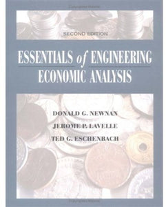 Essentials of Engineering Economic Analysis [Hardcover] 2e by Donald G. Newnan - Smiling Bookstore