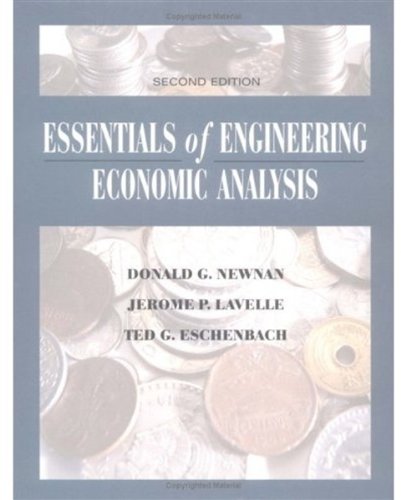 Essentials of Engineering Economic Analysis [Hardcover] 2e by Donald G. Newnan - Smiling Bookstore