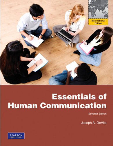 Essentials of Human Communication [Paperback] 7e by Joseph A. Devito