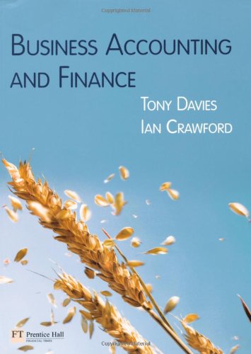 Business Accounting and Finance [Paperback] 1e by Tony Davies - Smiling Bookstore