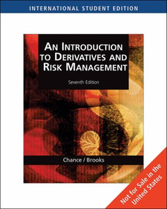 An Introduction to Derivatives and Risk Management [Paperback] 7e by Chance - Smiling Bookstore