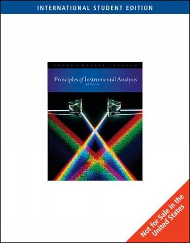 Principles Of Instrumental Analysis [Paperback] 6e by Stanley Crouch