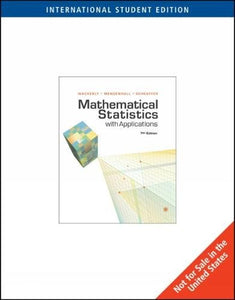 Mathematical Statistics with Applications (AISE) [Paperback] 7e by Dennis Wackerly - Smiling Bookstore