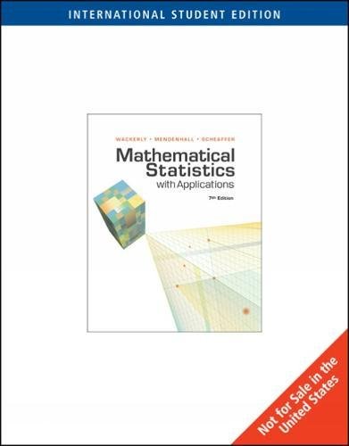Mathematical Statistics with Applications (AISE) [Paperback] 7e by Dennis Wackerly - Smiling Bookstore
