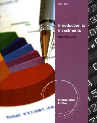 Investments: An Introduction [Paperback] 10e by Mayo