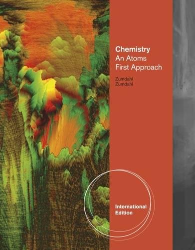 Chemistry: An Atoms First Approach, International Edition [Paperback] by Zumdahl