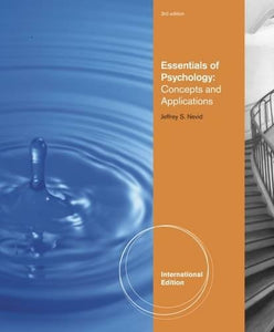 Essentials of Psychology: Concepts and Applications [Paperback] 3e by Jeffrey Nevid