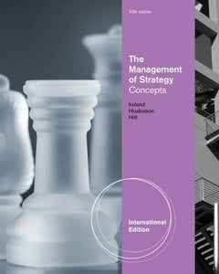 The Management of Strategy: Concepts [Paperback] 10e by Michael Hitt