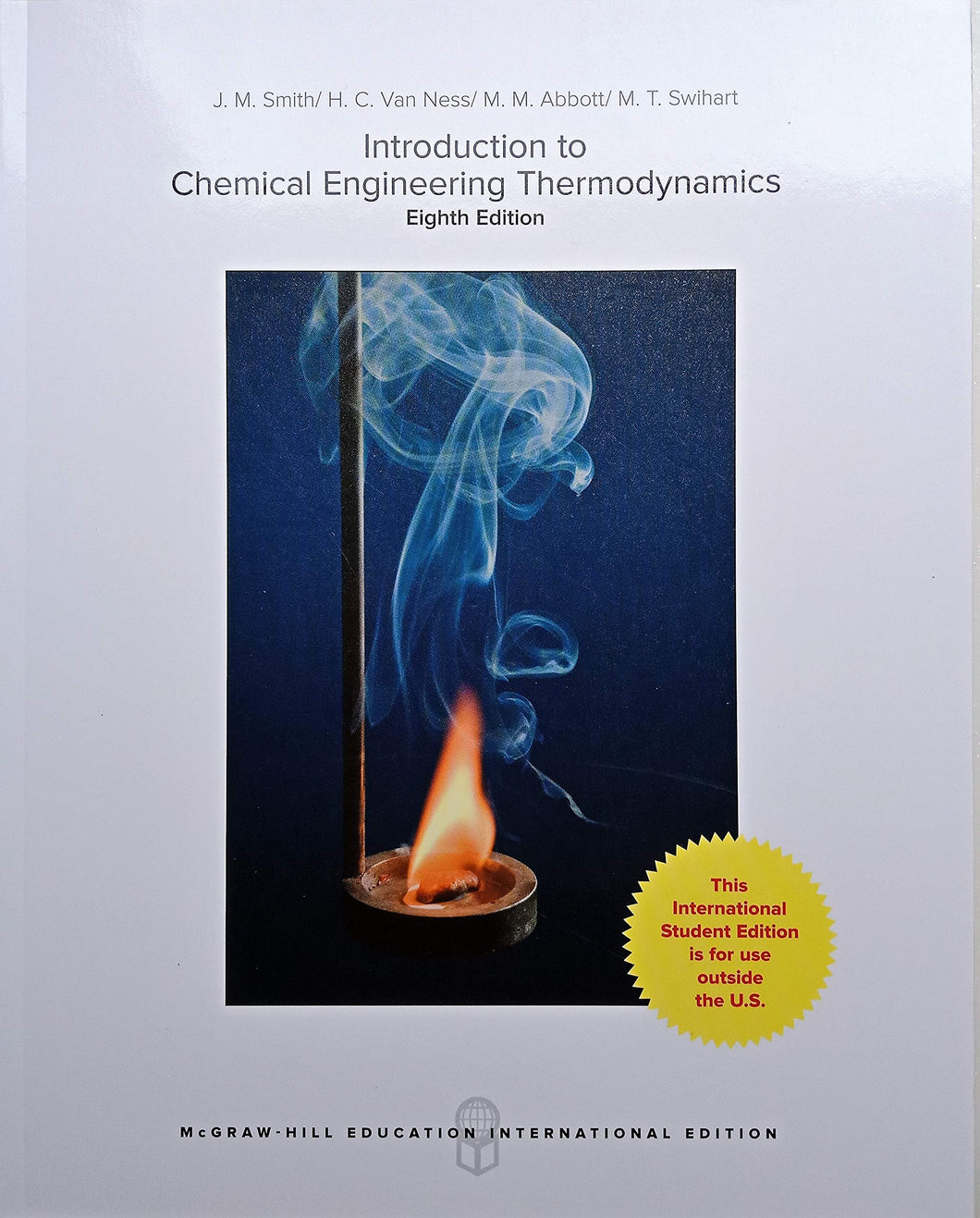 Introduction to Chemical Engineering Thermodynamics [Paperback] 8e by Smith - Smiling Bookstore