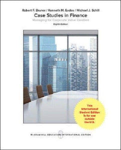 Case Studies in Finance [Paperback] 8e by BRUNER - Smiling Bookstore :-)