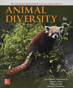 Animal Diversity [Paperback] 8e by Hickman - Smiling Bookstore :-)