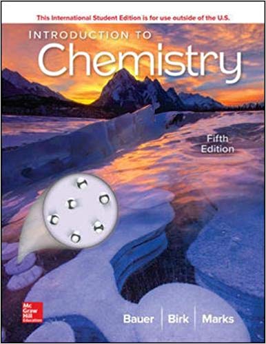 Introduction to Chemistry [Paperback] 5e by Bauer - Smiling Bookstore :-)