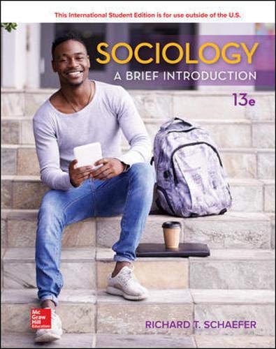 Sociology: A Brief Introduction 13e [Paperback] by Schaefer - Smiling Bookstore :-)