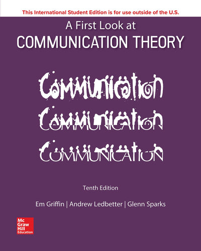A First Look at Communication Theory [Paperback] 10e by Griffin - Smiling Bookstore :-)