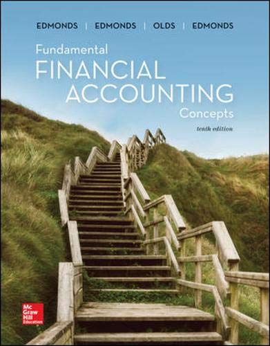 Fundamental Financial Accounting Concepts [Paperback] 10e by Edmonds - Smiling Bookstore :-)