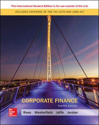 Corporate Finance [Paperback] 12e by Ross - Smiling Bookstore