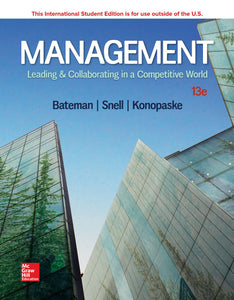 Management: Leading & Collaborating in a competitive world [Paperback] 13e by Bateman - Smiling Bookstore :-)