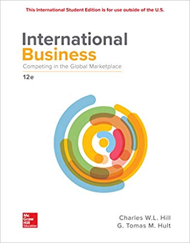 International Business: Competing in the Global Marketplace [Paperback] 12e by Hill - Smiling Bookstore :-)