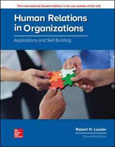 Human Relations in Organizations: Applications and Skill Building [Paperback] 11e by Robert Lussier - Smiling Bookstore