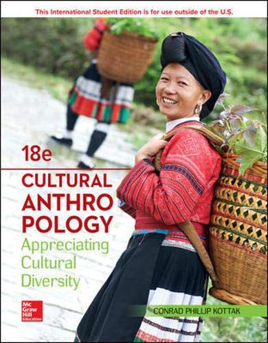 Cultural Anthropology [Paperback] 18e by Conrad Kottak - Smiling Bookstore