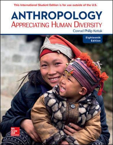 Anthropology: Appreciating Human Diversity [Paperback] 18e by Conrad Kottak - Smiling Bookstore