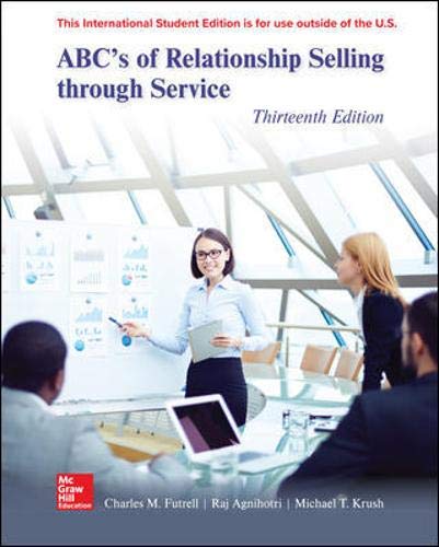 ABC's of Relationship Selling through Service [Paperback] 13e by Futrell - Smiling Bookstore