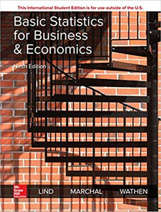Basic Statistics for Business and Economics [Paperback] 9e by Lind, Douglas - Smiling Bookstore :-)