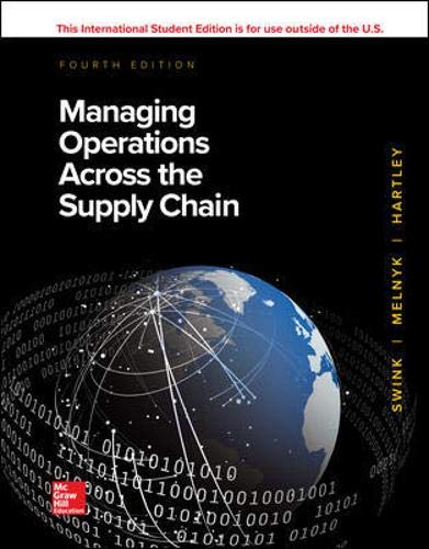 Managing Operations Across the Supply Chain [Paperback] 4e by Morgan Swink - Smiling Bookstore