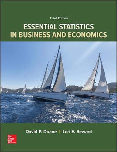 Essential Statistics in Business and Economics [Paperback] 3e by David Doane - Smiling Bookstore