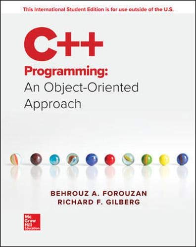 C++ Programming: An Object-Oriented Approach [Paperback] 1e by Forouzan - Smiling Bookstore