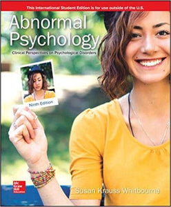 Abnormal Psychology: Clinical Perspectives on Psychological Disorders [Paperback] 9e by Whitbourne, Susan Krauss - Smiling Bookstore :-)