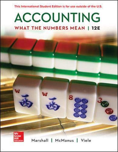 Accounting: What the Numbers Mean [Paperback] 12e by Marshall - Smiling Bookstore :-)