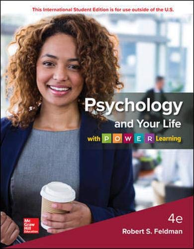 Psychology and Your Life with P.O.W.E.R Learning [Paperback] 4e by Robert Feldman - Smiling Bookstore
