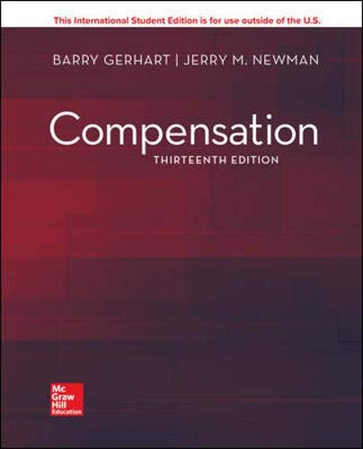 Compensation [Paperback] 13e by Barry Gerhart - Smiling Bookstore