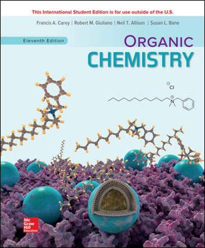 ORGANIC CHEMISTRY [Paperback] 11e by Francis Carey - Smiling Bookstore