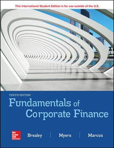 Fundamentals of Corporate Finance [Paperback] 10e by Brealey - Smiling Bookstore :-)